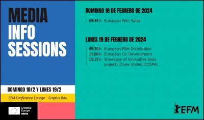 EUROPEAN FILM MARKET 2024: Sesiones informativas de Europa Creativa MEDIA