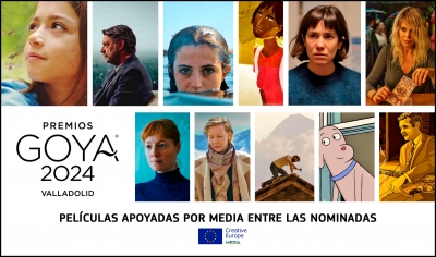 PREMIOS GOYA 2024: Películas apoyadas por MEDIA entre las nominadas