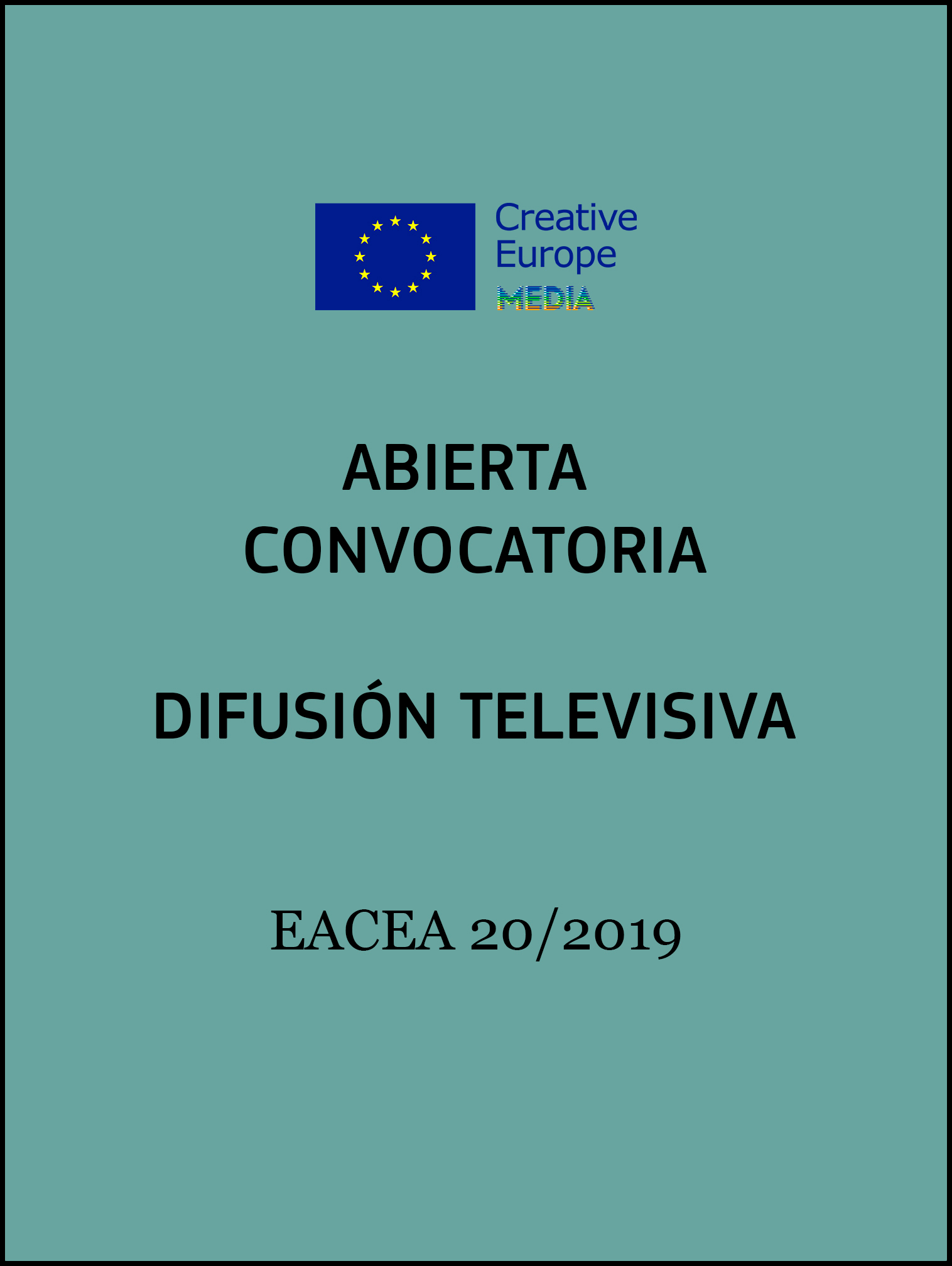 Difusion televisiva apertura interior EACEA 20 2019