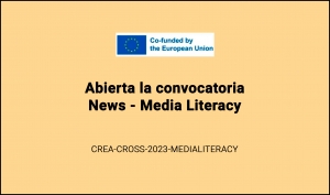 CONVOCATORIAS: NEWS - MEDIA LITERACY CREA-CROSS-2023-MEDIALITERACY