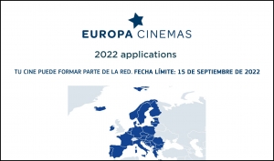 EUROPA CINEMAS: Abierto el plazo de envío de candidaturas para formar parte de la red a partir de 2023