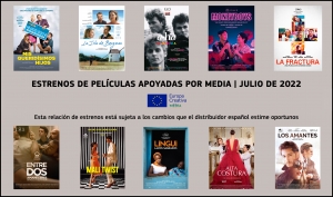 ESTRENOS JULIO 2022: Películas apoyadas por MEDIA