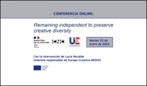 CONFERENCIA ONLINE: Permanecer independientes para preservar la diversidad creativa (CNC)