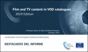 OBSERVATORIO EUROPEO DEL AUDIOVISUAL: Informe Contenidos de cine y televisión en catálogos VoD