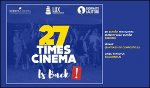 27 TIMES CINEMA 2021: 27 jóvenes cinéfilos asistirán diez días al Festival de Venecia