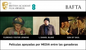 BAFTA 2017: Películas apoyadas por MEDIA entre las ganadoras