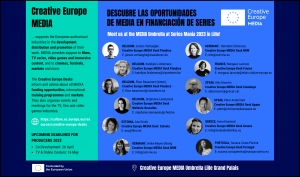 SERIES MANIA 2023: Presencia de Europa Creativa MEDIA