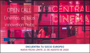 SESIÓN DE CONVOCATORIA: Encuentra tu socio europeo para participar en la acción preparatoria &#039;Cines como centros de innovación para las comunidades locales&#039;