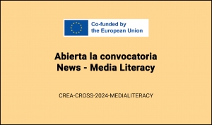 CONVOCATORIAS: News - Media Literacy CREA-CROSS-2024-MEDIALITERACY