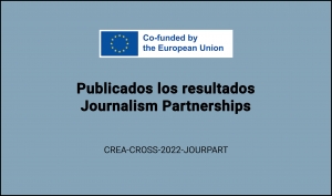 RESULTADOS: Convocatoria Journalism Partnerships (CREA-CROSS-2022-JOURPART)