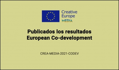RESULTADOS: Convocatoria European Co-Development (CREA-MEDIA-2021-CODEV)