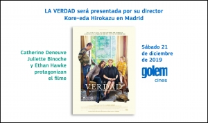 PRESENTACIÓN: Kore-eda Hirokazu, el prestigioso director de LA VERDAD en Madrid
