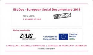 ESODOC: Formación intensiva en desarrollo de proyectos, storytelling y nuevos modelos de producción