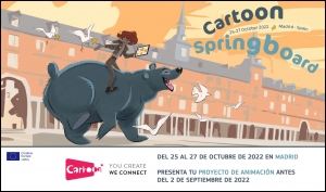 CARTOON SPRINGBOARD: Presenta tu proyecto de animación en Madrid