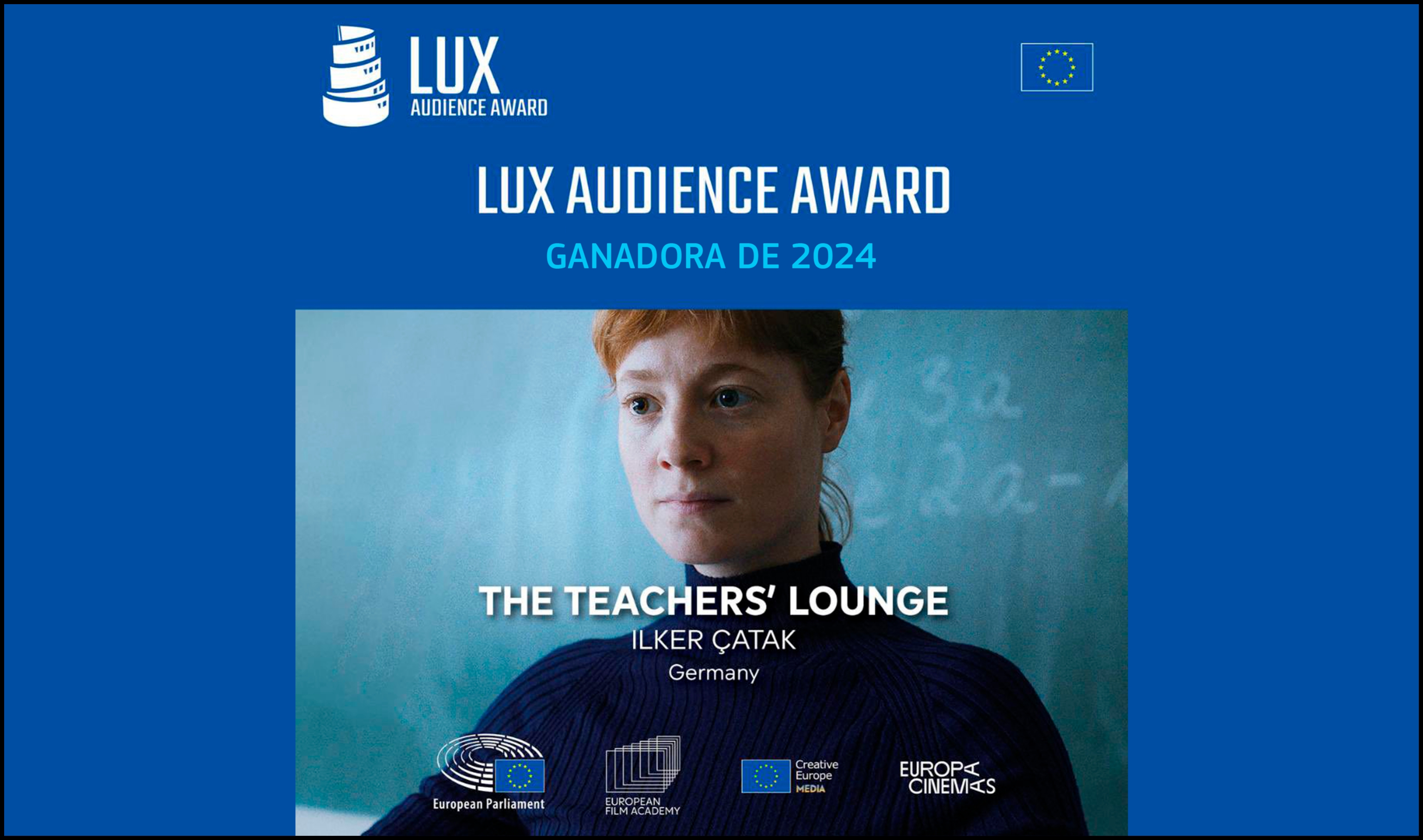 LUX AUDIENCE AWARD 2024: THE TEACHERS' LOUNGE (SALA DE PROFESORES) es la ganadora